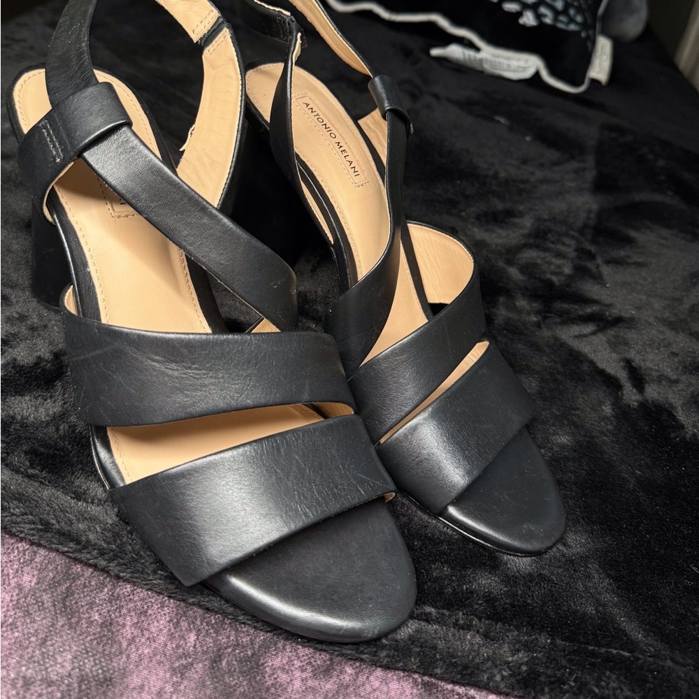 Black Strappy Sandals
